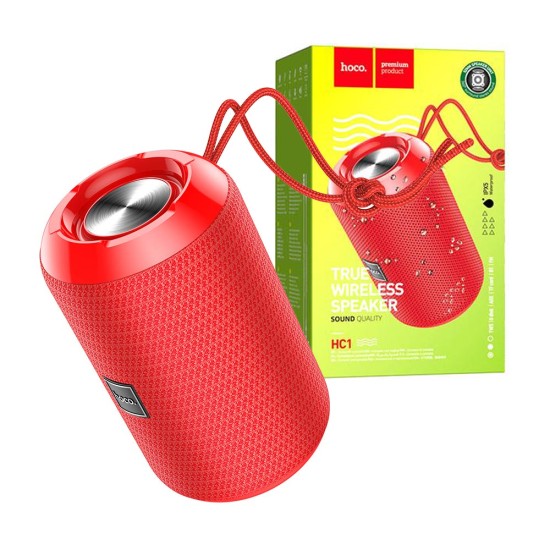 Hoco Wireless Speaker HC1 Trendy Red Hoco Wireless Speaker HC1 Trendy Red